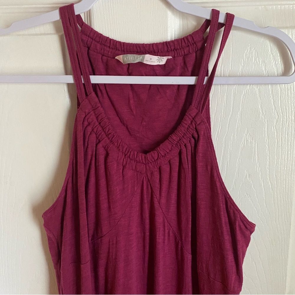 Athleta Fuchsia Pink Tank Dress Medium